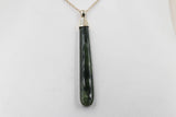 9ct Gold Set New Zealand Greenstone  SJ108