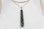9ct Gold Set New Zealand Greenstone  SJ108