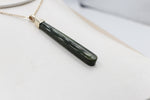 9ct Gold Set New Zealand Greenstone  SJ108