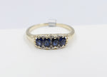 9ct Gold Sapphire & Diamond ring SYR7987S