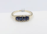 9ct Gold Sapphire & Diamond ring SYR7987S