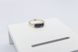 9ct Gold Sapphire & Diamond ring SYR7987S
