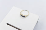 9ct Gold Sapphire & Diamond ring SYR7987S