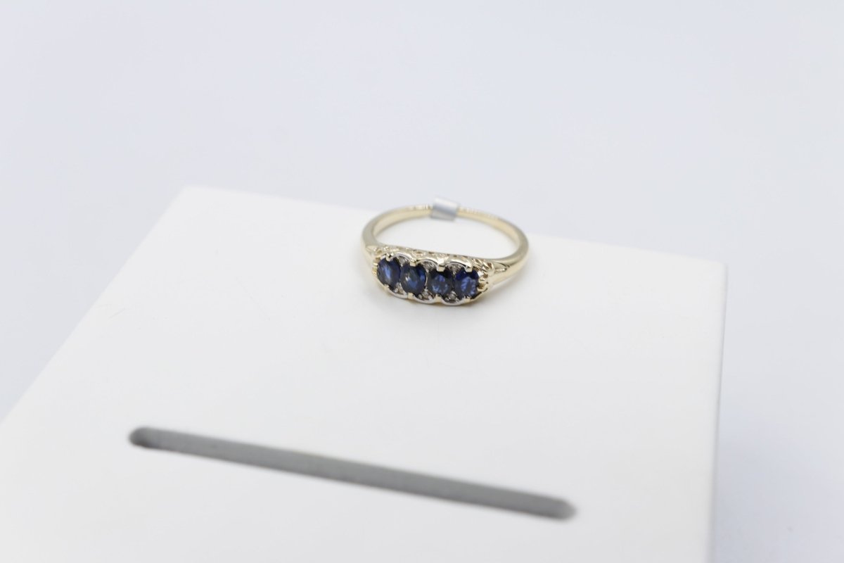 9ct Gold Sapphire & Diamond ring SYR7987S
