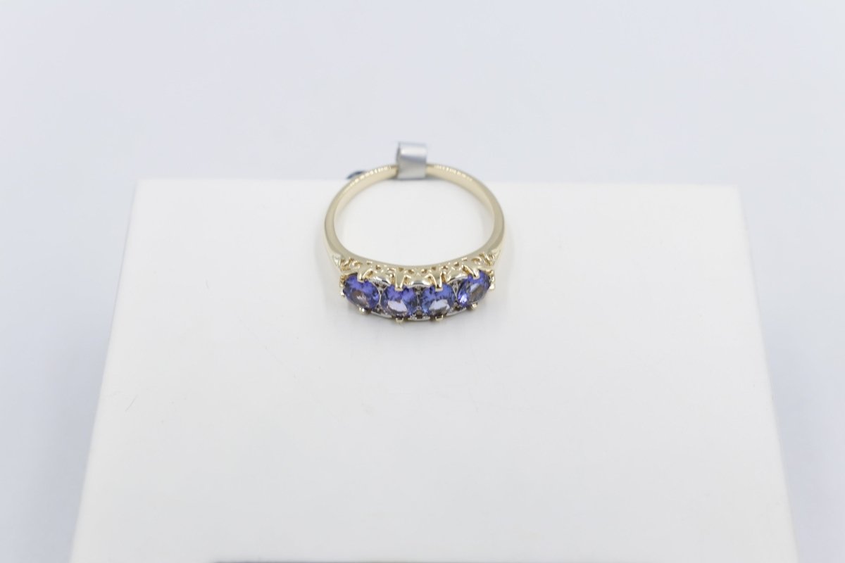 9ct Gold Tanzanite & Diamond ring SYR7993T