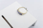 9ct Gold Tanzanite & Diamond ring SYR7993T