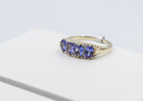 9ct Gold Tanzanite & Diamond ring SYR7993T