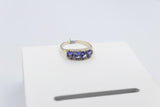 9ct Gold Tanzanite & Diamond ring SYR7993T