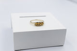 9ct Gold Citrine & Diamond ring SYR7987C