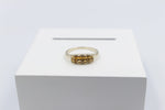 9ct Gold Citrine & Diamond ring SYR7987C