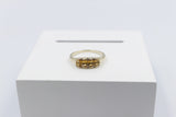 9ct Gold Citrine & Diamond ring SYR7987C