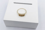 9ct Gold Citrine & Diamond ring SYR7987C