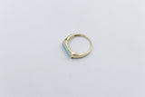 9ct Gold Arizona Turquoise Ring CYR8117