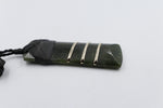 9ct Gold set New Zealand Greenstone Toki SJ08