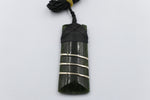 9ct Gold set New Zealand Greenstone Toki SJ08