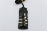 9ct Gold set New Zealand Greenstone Toki SJ08