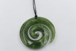 New Zealand Greenstone Koru 45mm