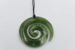 New Zealand Greenstone Koru 45mm