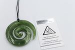 New Zealand Greenstone Koru 45mm