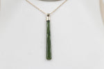9ct Gold Set New Zealand Greenstone  SJ109