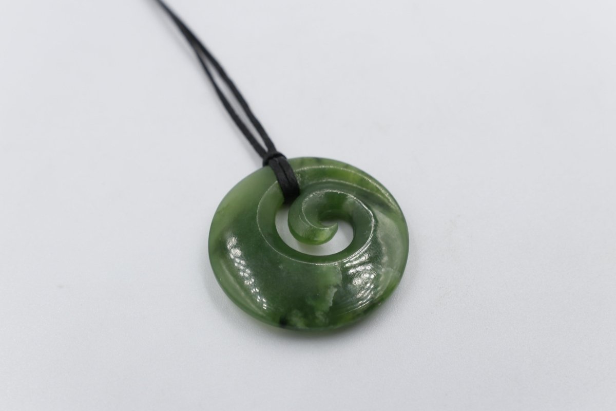 New Zealand Greenstone closed Koru