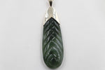 9ct Gold set New Zealand Greenstone Toki SJ15