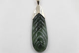 9ct Gold set New Zealand Greenstone Toki SJ15