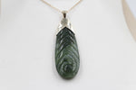 9ct Gold set New Zealand Greenstone Toki SJ15