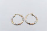 9ct Gold three tone Hoops 00OBS519901