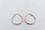 9ct Gold three tone Hoops 00OBS519901