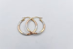 9ct Gold three tone Hoops 00OBS519901
