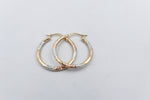 9ct Gold three tone Hoops 00OBS519901