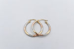 9ct Gold three tone Hoops 00OBS519901