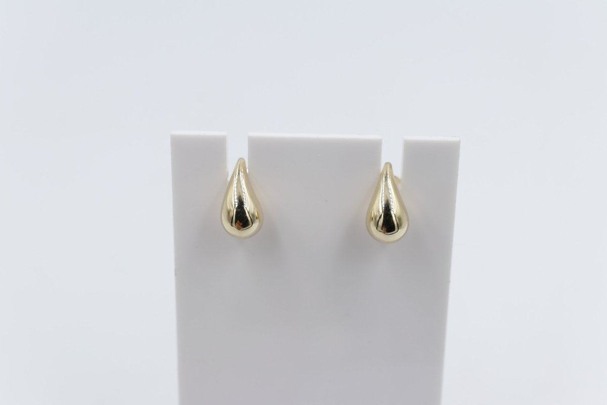 9ct Gold Tear Drop Stud Earrings