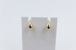 9ct Gold Tear Drop Stud Earrings