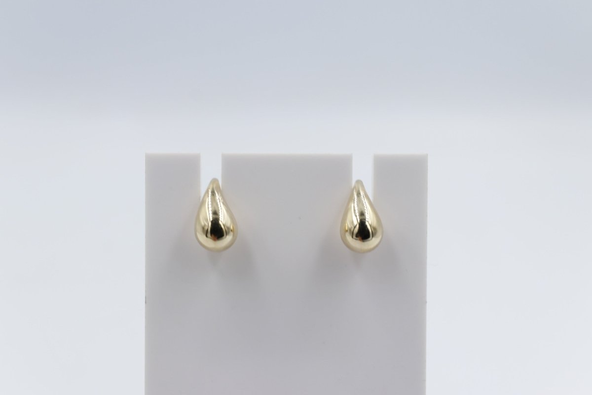 9ct Gold Tear Drop Stud Earrings
