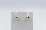 9ct Gold Tear Drop Stud Earrings
