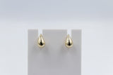 9ct Gold Tear Drop Stud Earrings