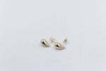 9ct Gold Tear Drop Stud Earrings