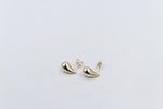 9ct Gold Tear Drop Stud Earrings