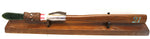 New Zealand Native Wood 21st Taiaha with base & Greenstone Blade