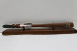 New Zealand Native Wood 21st Taiaha with base & Greenstone Blade