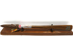 New Zealand Native Wood 21st Taiaha with base