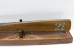 New Zealand Native Wood 21st Taiaha with base