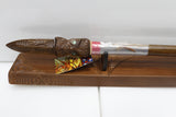 New Zealand Native Wood 21st Taiaha with base