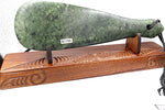 New Zealand Greenstone Mere 350 mm with Base - WGNZOMERE35