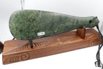 New Zealand Greenstone Mere 350 mm with Base - WGNZOMERE35