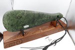 New Zealand Greenstone Mere 350 mm with Base - WGNZOMERE35