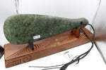 New Zealand Greenstone Mere 350 mm with Base - WGNZOMERE35