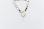 Stg Silver Handmade belcher Bracelet with Filigree Heart SYBA80